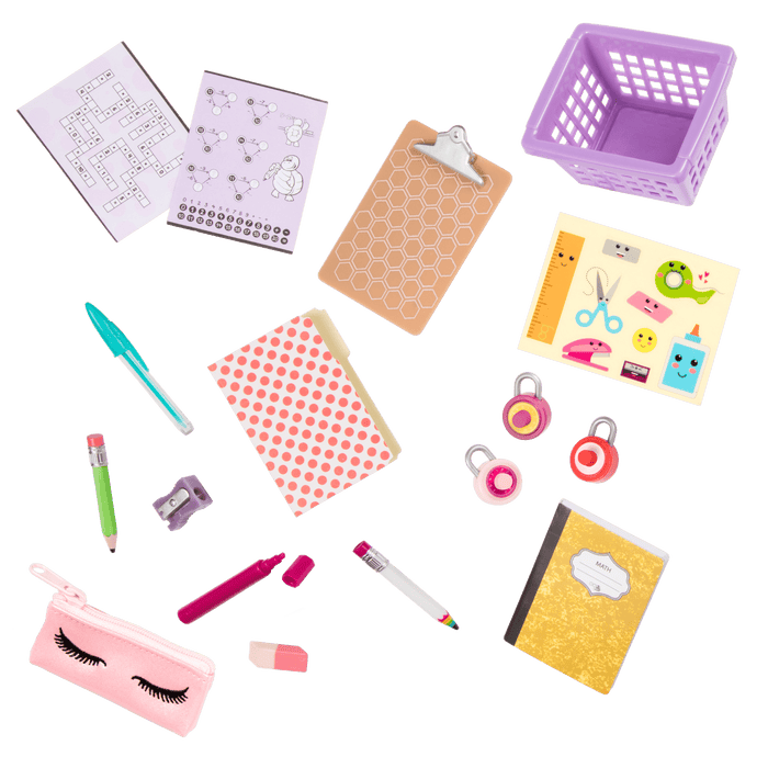 Our Generation Doll Hally & School Locker Bundle