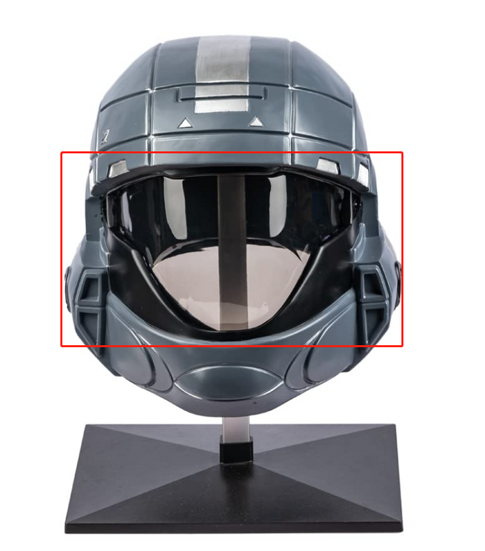 Halo3 ODST Cosplay Helmet Lenses - Accessory Prop