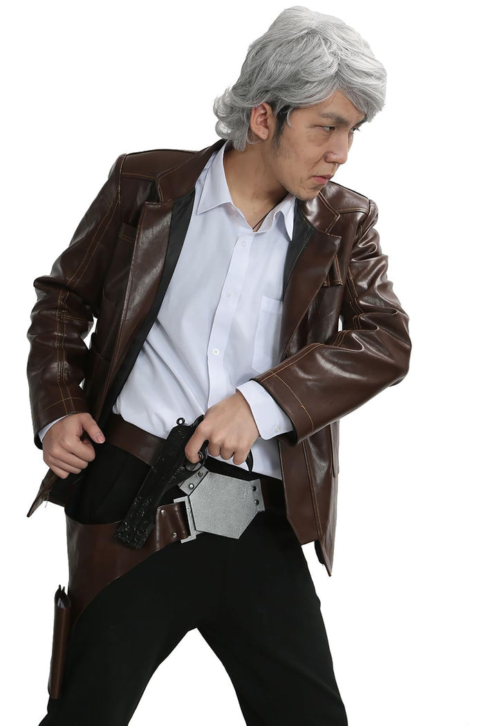 Han Solo Holster Belt -  Star Wars PU Leather Cosplay Prop - Adult Cos Replica