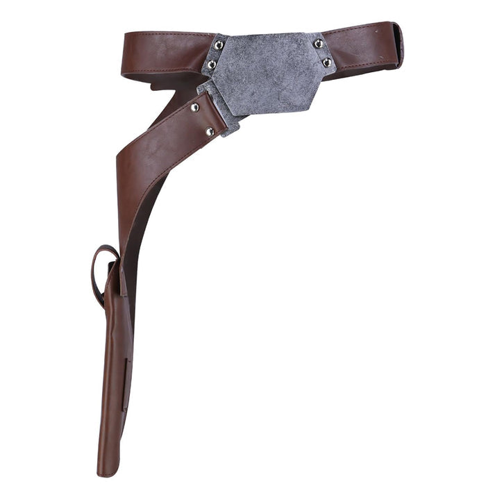 Han Solo Holster Belt -  Star Wars PU Leather Cosplay Prop - Adult Cos Replica