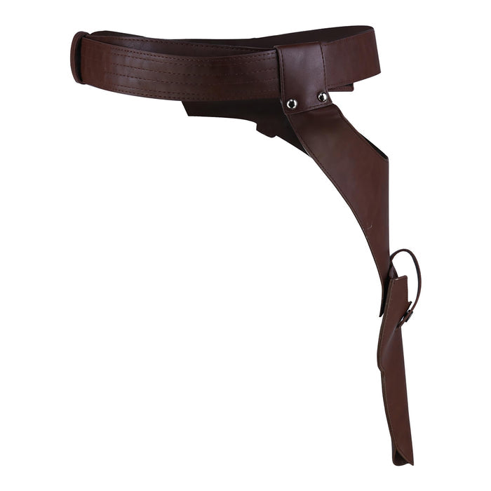 Han Solo Holster Belt -  Star Wars PU Leather Cosplay Prop - Adult Cos Replica