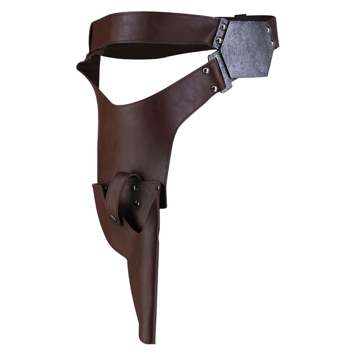 Han Solo Holster Belt -  Star Wars PU Leather Cosplay Prop - Adult Cos Replica