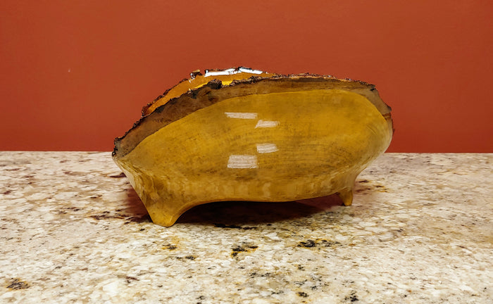 Hand Turned Bowl - Natural Edge - Maple Wood