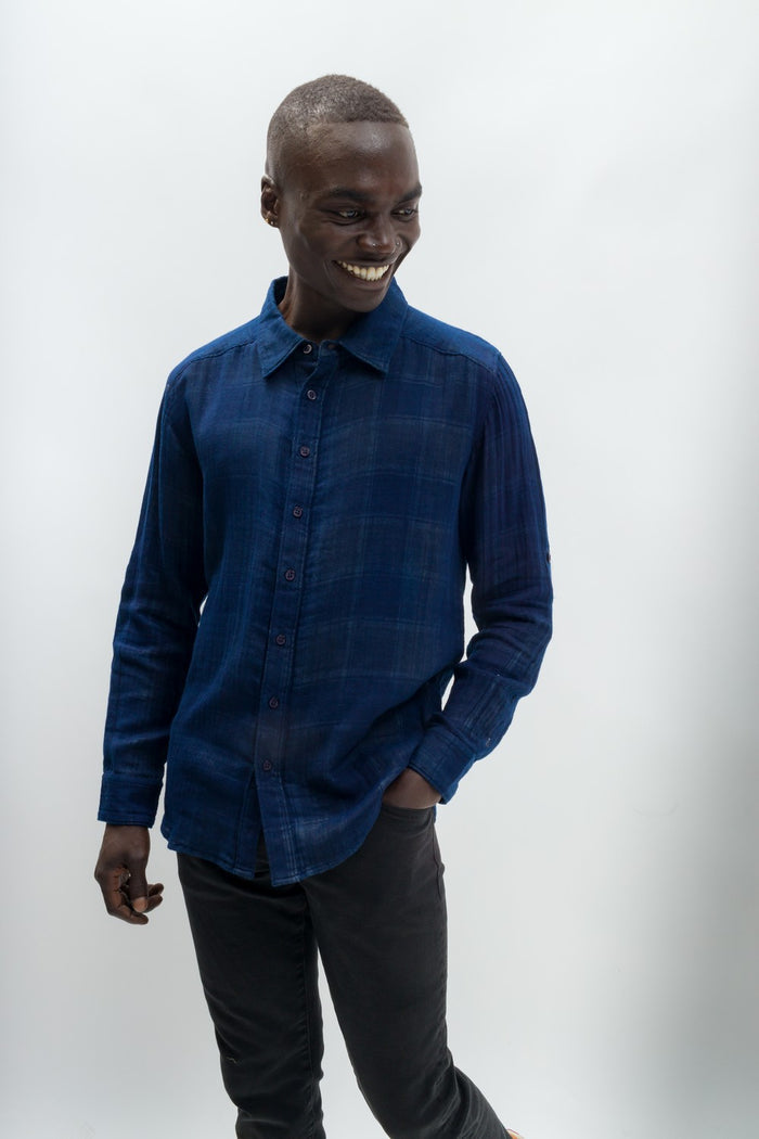 Hank | Men's Anti-Stain Double Woven Cotton Gauze Shirt