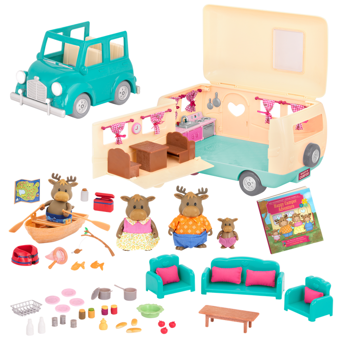 Happy Camper Playset - Deluxe - Li’l Woodzeez
