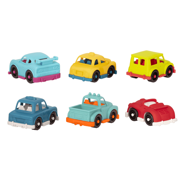 Mini toy vehicles.