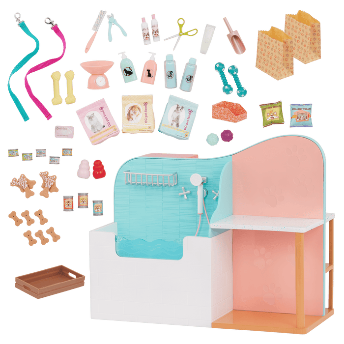 Our Generation Happy Tails Care Center Playset for 18-inch Dolls