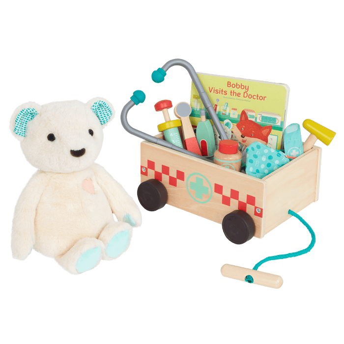 Happyhues - Bobby Bear Playset - B. toys