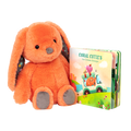 Plush bunny and board book.