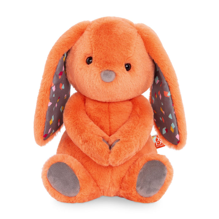 Orange plush bunny.