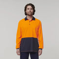 Hard Yakka Men's Long Sleeve  Polo Shirt Y19617 - City Workwear
