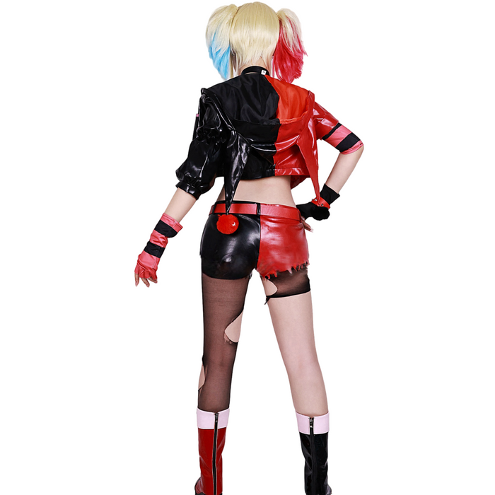 Harley Quinn Full Set - Suicide Squad ISEKAI Cos Outfit - Wig Costume Halloween