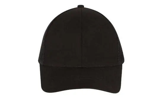 Headwear Brushed Cotton With Mesh Back  Cap X12 - 4181 - City Workwear