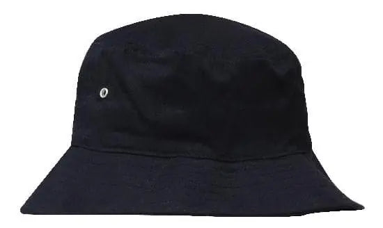 Headwear Bucket Hat With Sandwich Trim Brushed Heavy Sports Twill  *no Sandwich* X12 - City Workwear