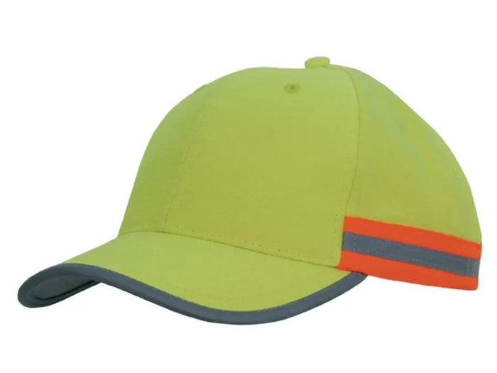 Headwear Hivis Cap 2 Tone Reflective Trim X12 - 3030 - City Workwear