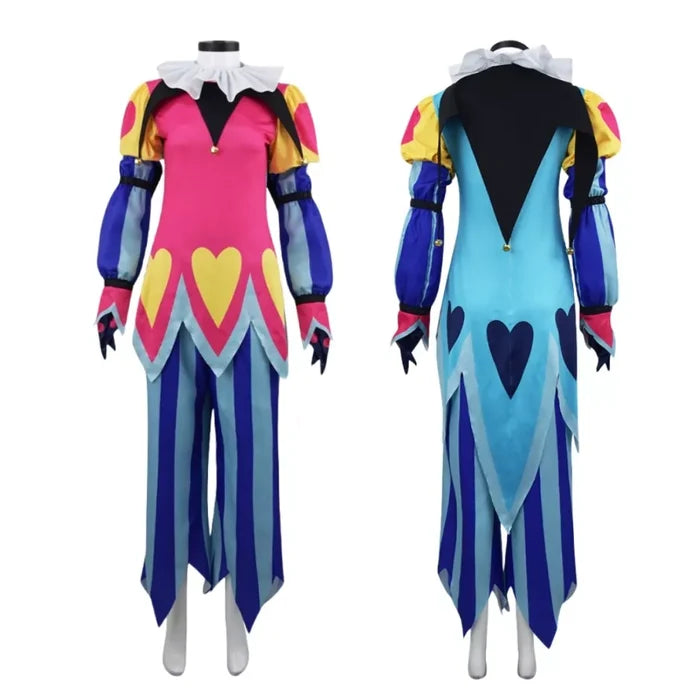 Helluva Boss Clown Suit - Hazbin Hotel Cos Outfit - Fizzarolli Costumet Halloween
