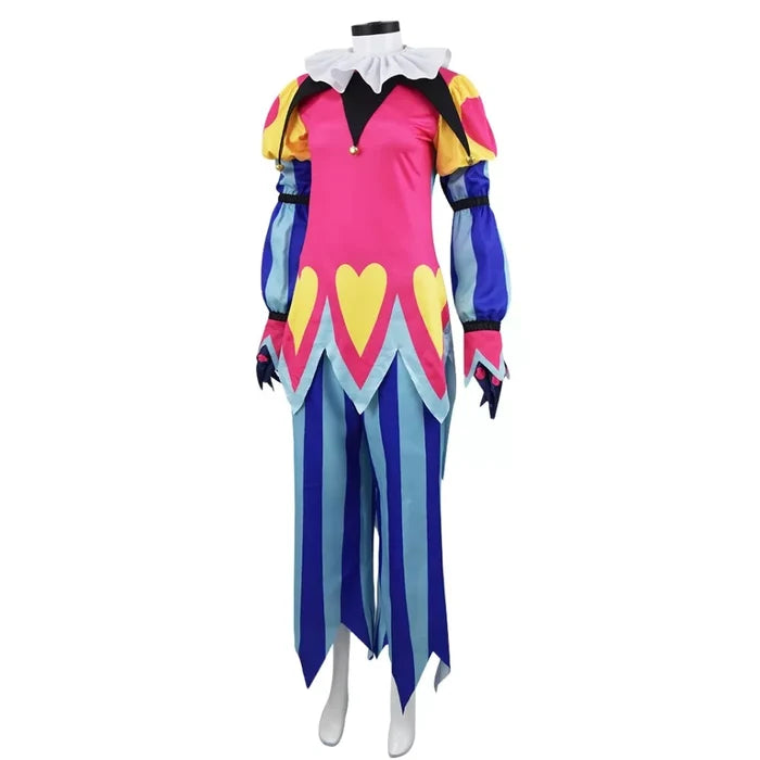Helluva Boss Clown Suit - Hazbin Hotel Cos Outfit - Fizzarolli Costumet Halloween