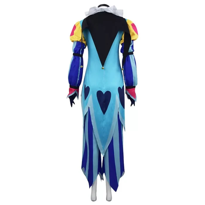 Helluva Boss Clown Suit - Hazbin Hotel Cos Outfit - Fizzarolli Costumet Halloween