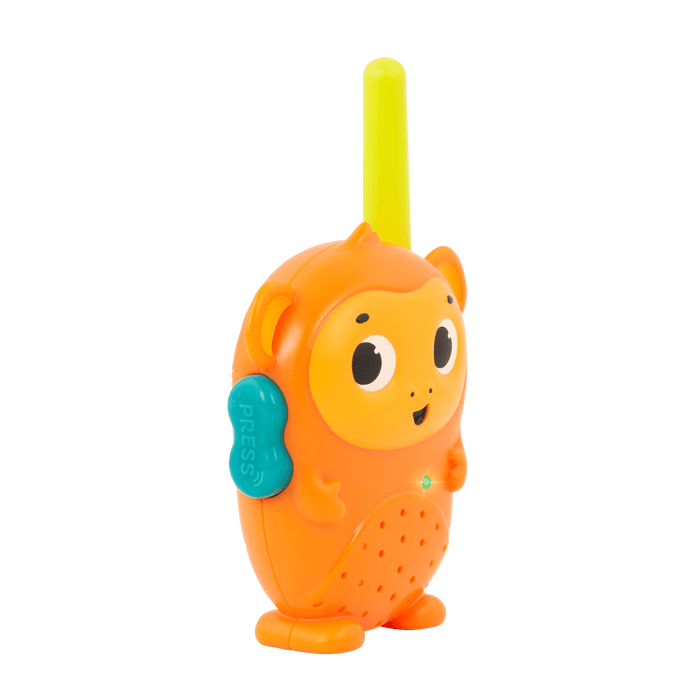 Hippo and monkey walkie-talkies.