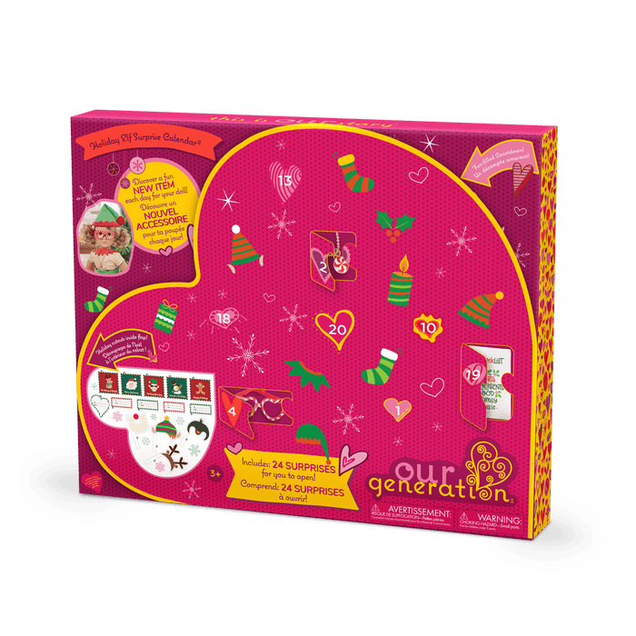 Holiday Elf Surprise Calendar - Our Generation