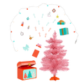 Glitter Girls holiday tree with accessories
