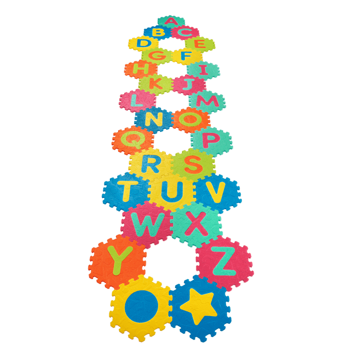 Honeycomb ABCs foam play mat