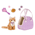Our Generation Plush Kitten and Pet Carrier with accessories