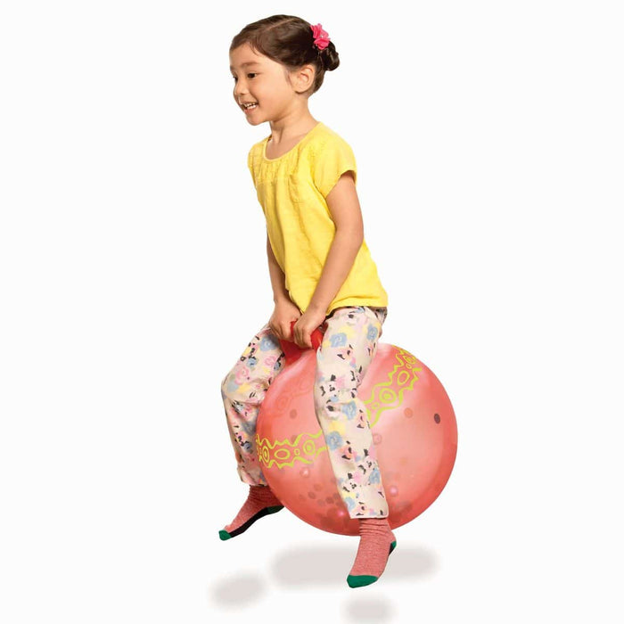 Red hopper ball.