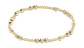 Hope Unwritten Dignity Gold 4mm Bracelet