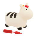 Hopping zebra bouncy toy for toddlers