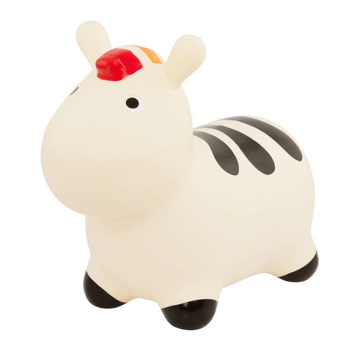 Hopping zebra bouncy toy for toddlers
