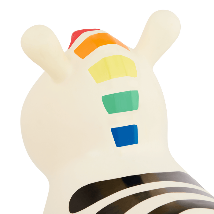 Hopping zebra bouncy toy for toddlers
