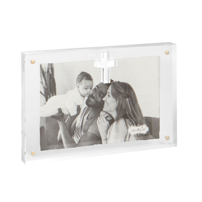 Horizontal Layered Cross Acrylic Frame
