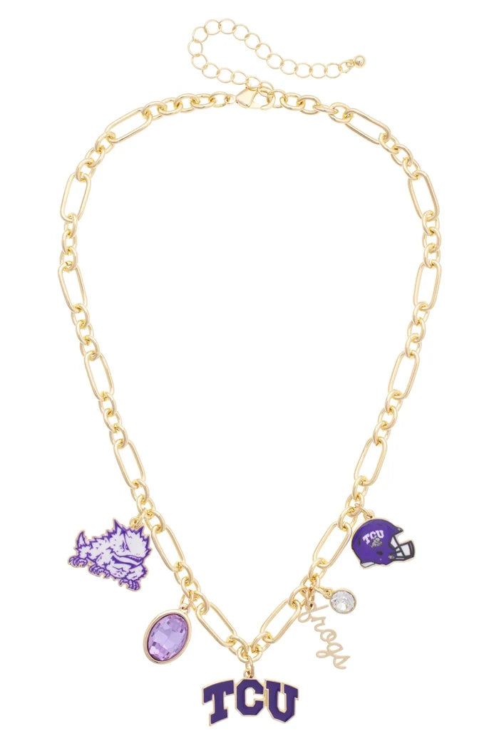Horned Frogs Gameday Charm Necklace