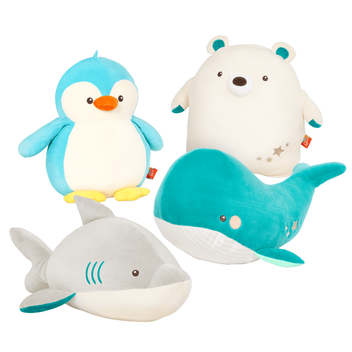 Huggable Squishies - Willow Whale - B. toys