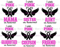 I Wear Pink SVG Bundle
