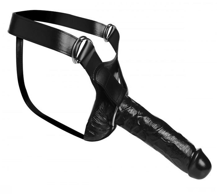 Infiltrator Hollow Strap-On with 10 Inch Dildo Image 3