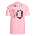 adidas INTER MIAMI CF 25/26 MESSI AUTHENTIC HOME Soccer Jersey | Easy Pink | Men's