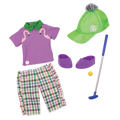 Mini-putt outfit for 14-inch doll