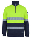 JB'S 350G Hi-Vis Half Zip Taped Trade Hoodie 6DNVF
