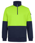 JB'S 350G Hi-Vis Half Zip Trade Hoodie 6CHVF