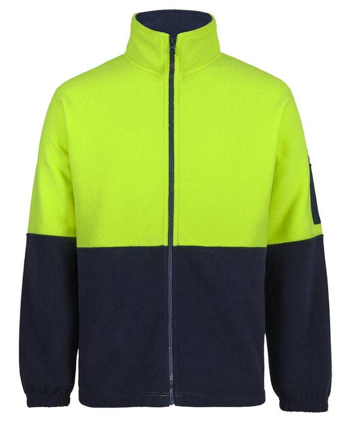 JB'S Hi-Vis Full Zip Polar Fleece 6HVPE