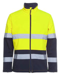 Jb's Wear Work Wear Lime/Navy / XS JB'S Hi-Vis Water Resistant Softshell Jacket 6DWJ