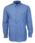 Jb's Wear Corporate Wear JB'S Long Sleeve Indigo Chambray Shirt 4IC