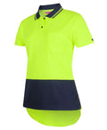 JB's Women's Hi-Vis Drop Tail Polo Shirt 6HDS1 - City Workwear