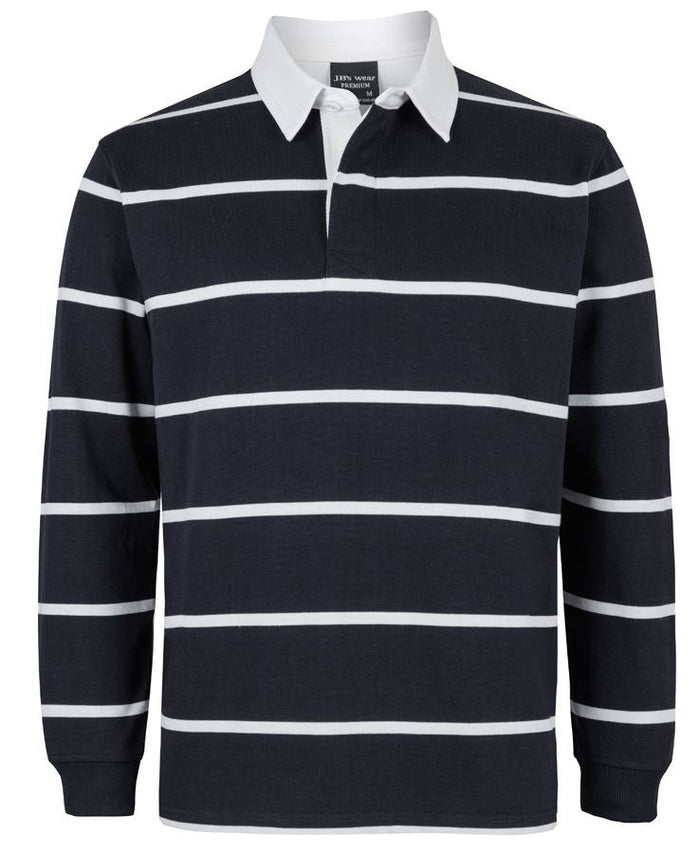 Jb's Yarn Dyed Rugby Polo Shirt 3RYD