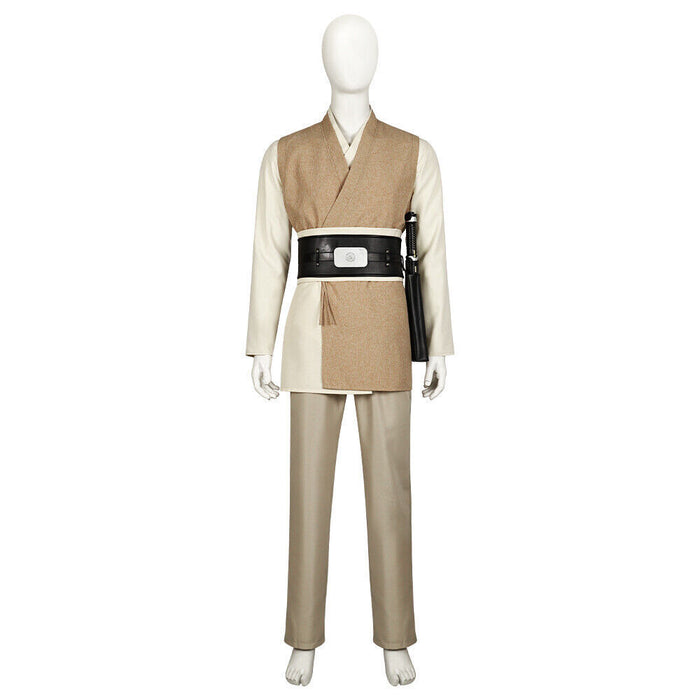 Jedi Master Sol White Costume - Star Wars Suit - Men Full Set Halloween