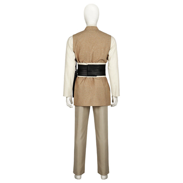 Jedi Master Sol White Costume - Star Wars Suit - Men Full Set Halloween