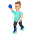 Posable 18-inch Volleyball Player Boy Doll Johnny