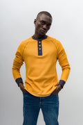 Justice | Men's Long Sleeve Thermal Henley